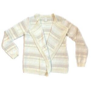 Gymboree Size Large 10-12 Open Front Striped Cardigan Sweater For Kids